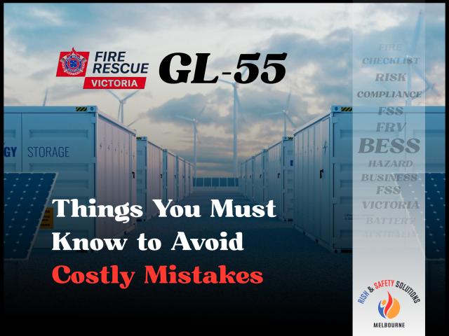 FRV GL55: Fire Safety Guideline for Battery Energy Storage System (BESS)